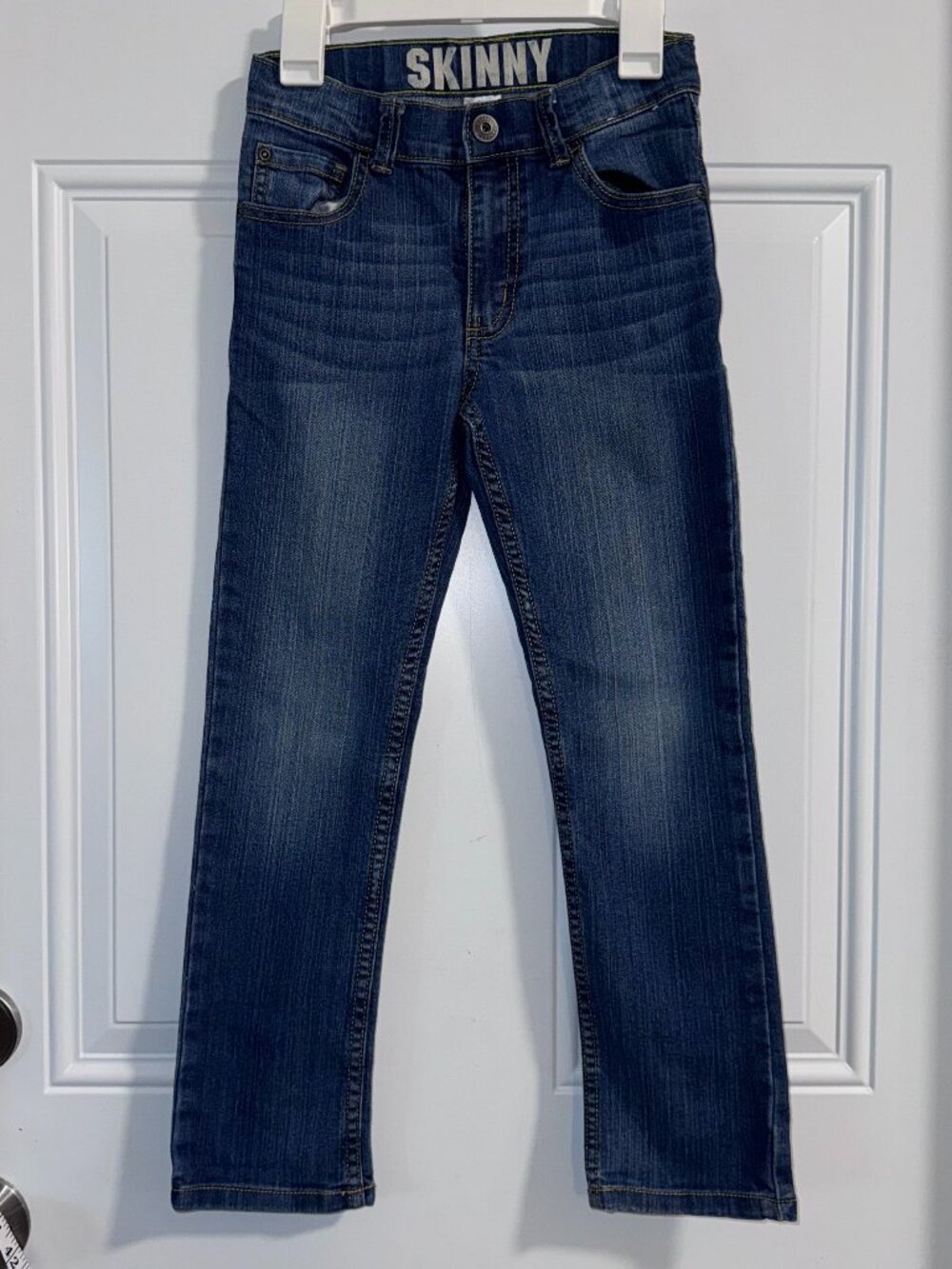 Gymboree Skinny Boys Blue Jeans with snap button